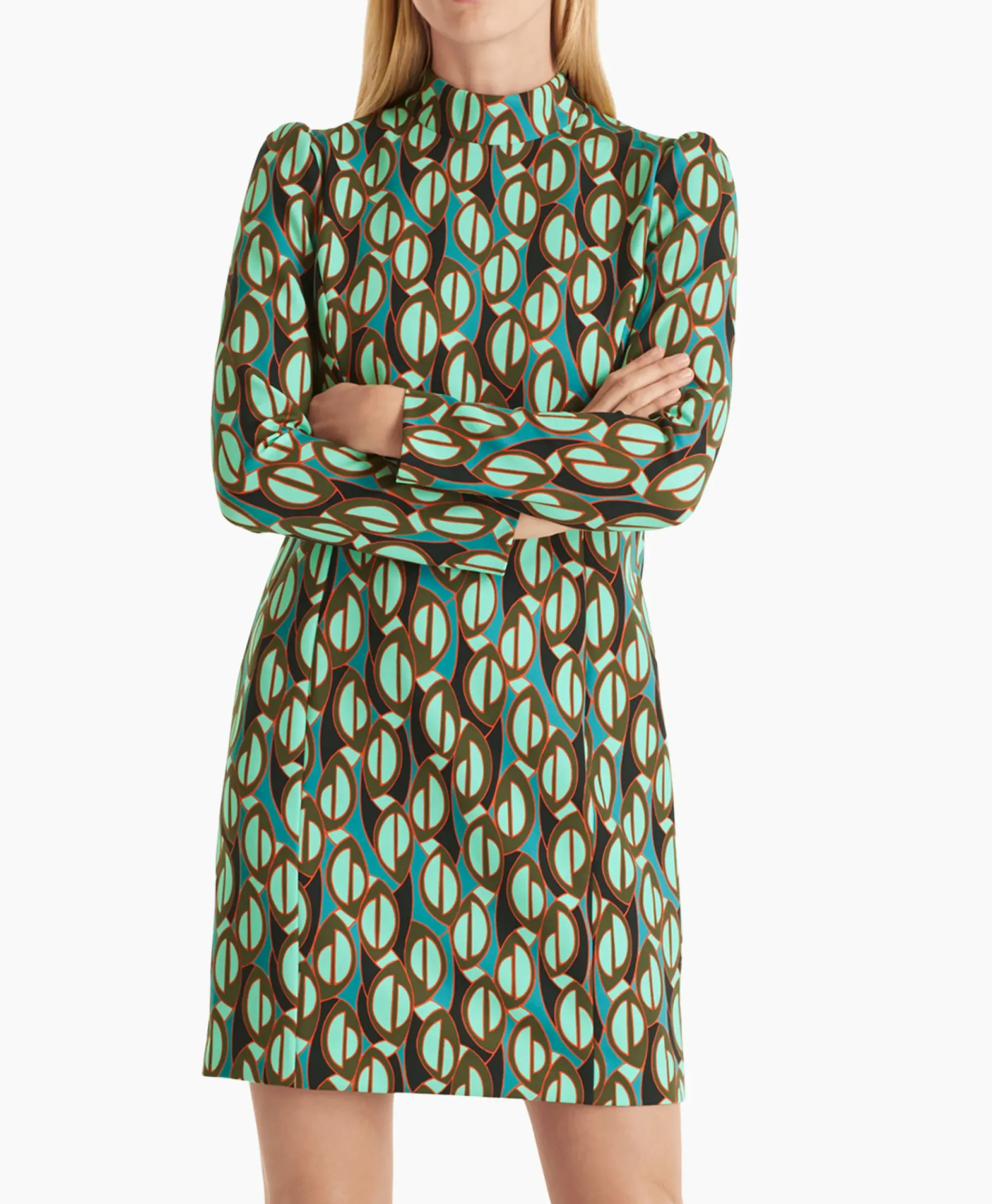 Bruiloftskleding^Marccain Collectie Jurk Wc 21.04 J01 Groen