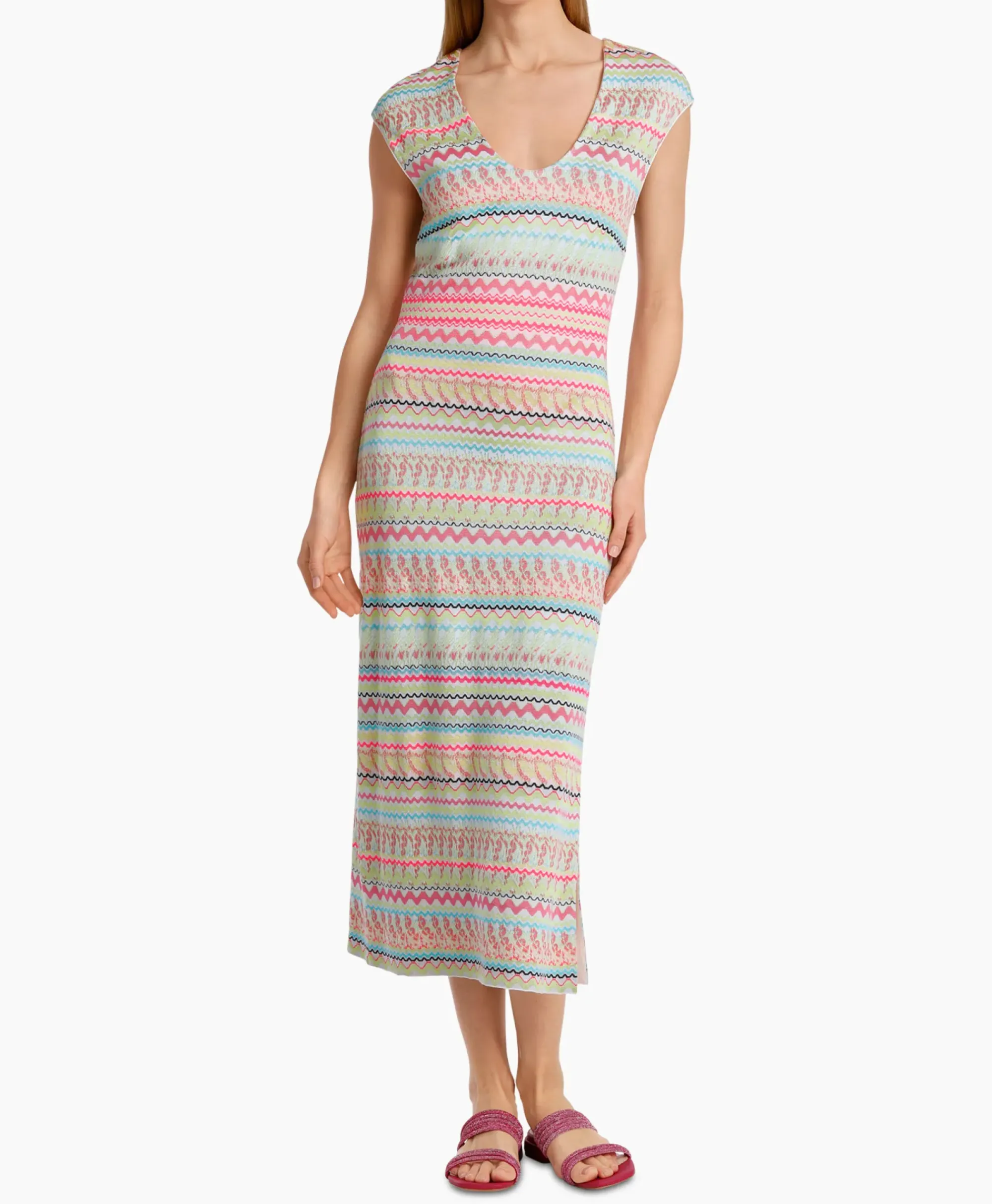 Bruiloftskleding^Marccain Collectie Jurk Wc 21.40 M36 Groen