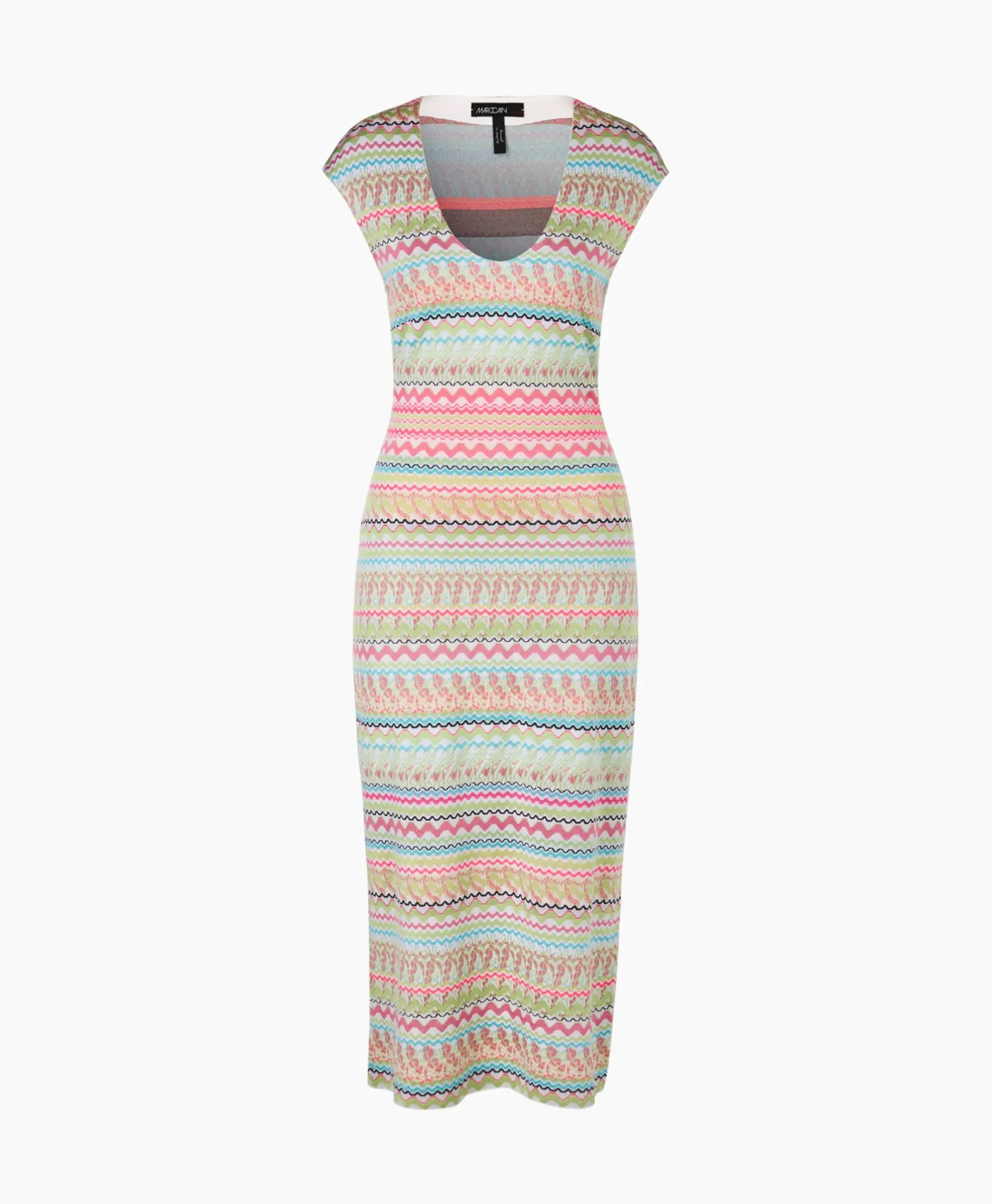 Bruiloftskleding^Marccain Collectie Jurk Wc 21.40 M36 Groen