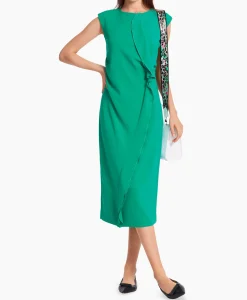 Bruiloftskleding^Marccain Collectie Jurk Wc 21.20 W56 Groen