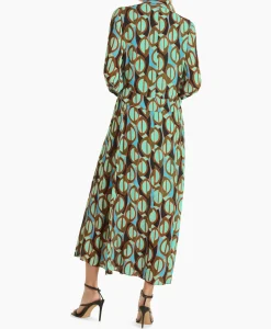 Bruiloftskleding^Marccain Collectie Jurk Wc 21.43 W04 Groen