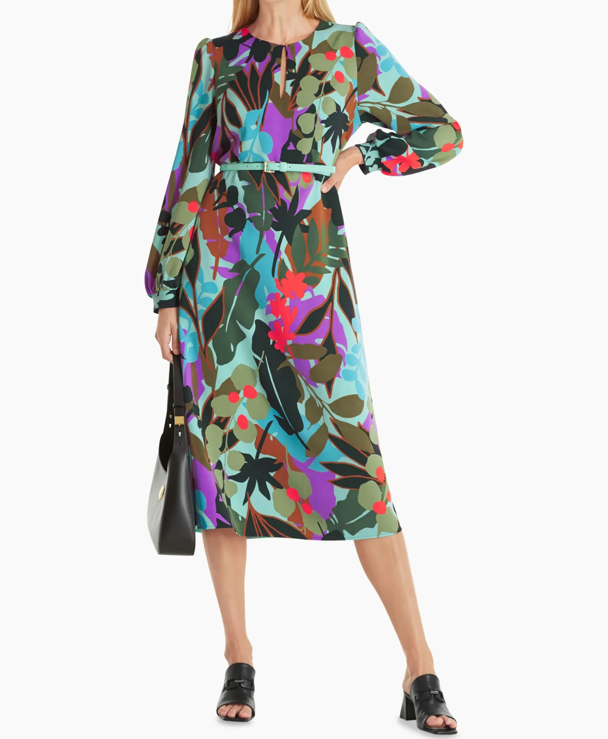 Bruiloftskleding^Marccain Collectie Jurk Wc 21.06 W02 Groen