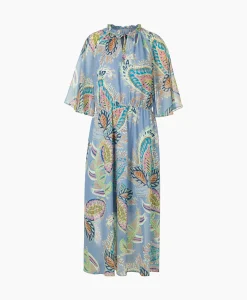 Bruiloftskleding^Marccain Collectie Jurk Wc 21.52 W74 Licht Blauw