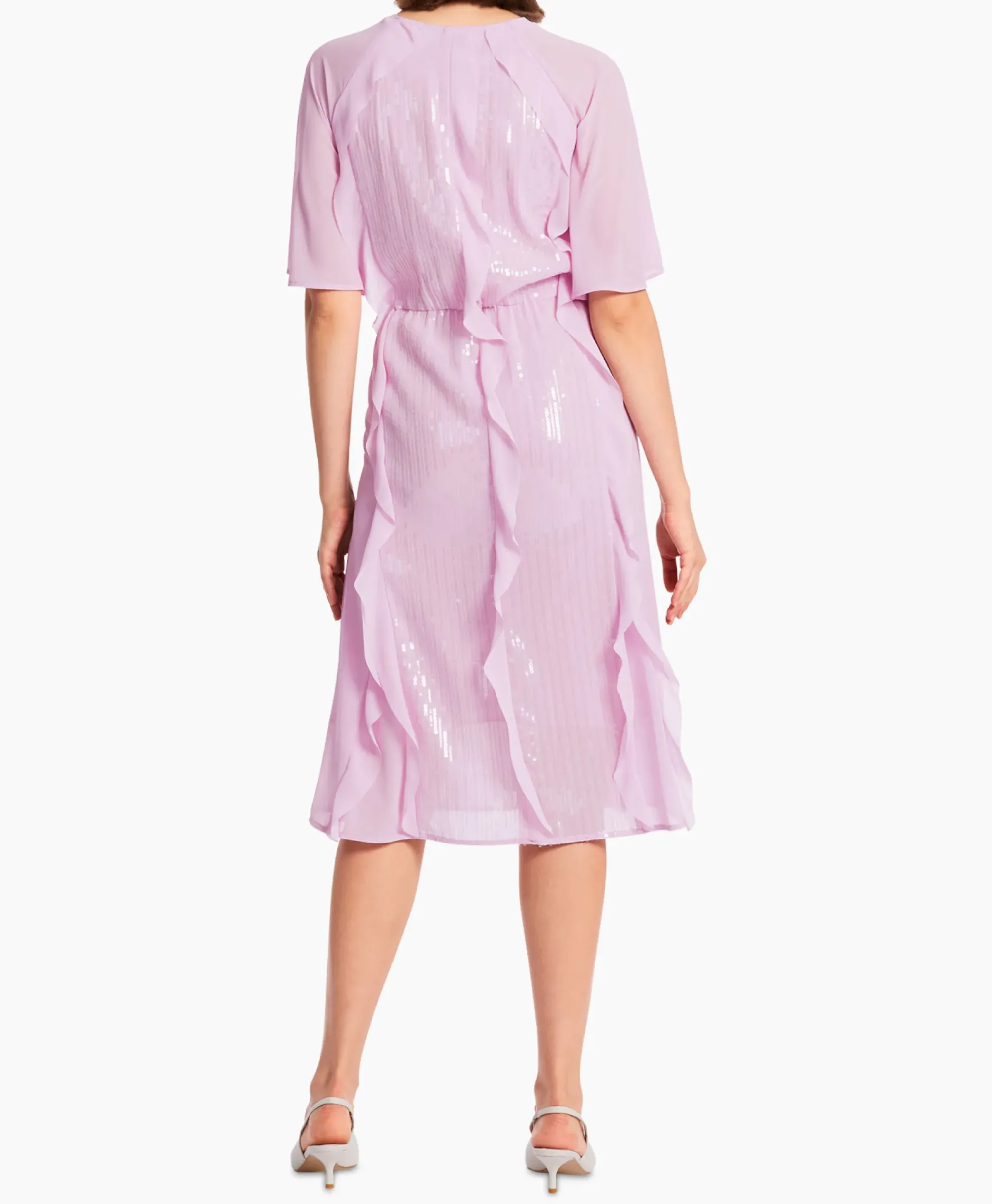 Bruiloftskleding^Marccain Collectie Jurk Wc 21.35 W44 Lavendel