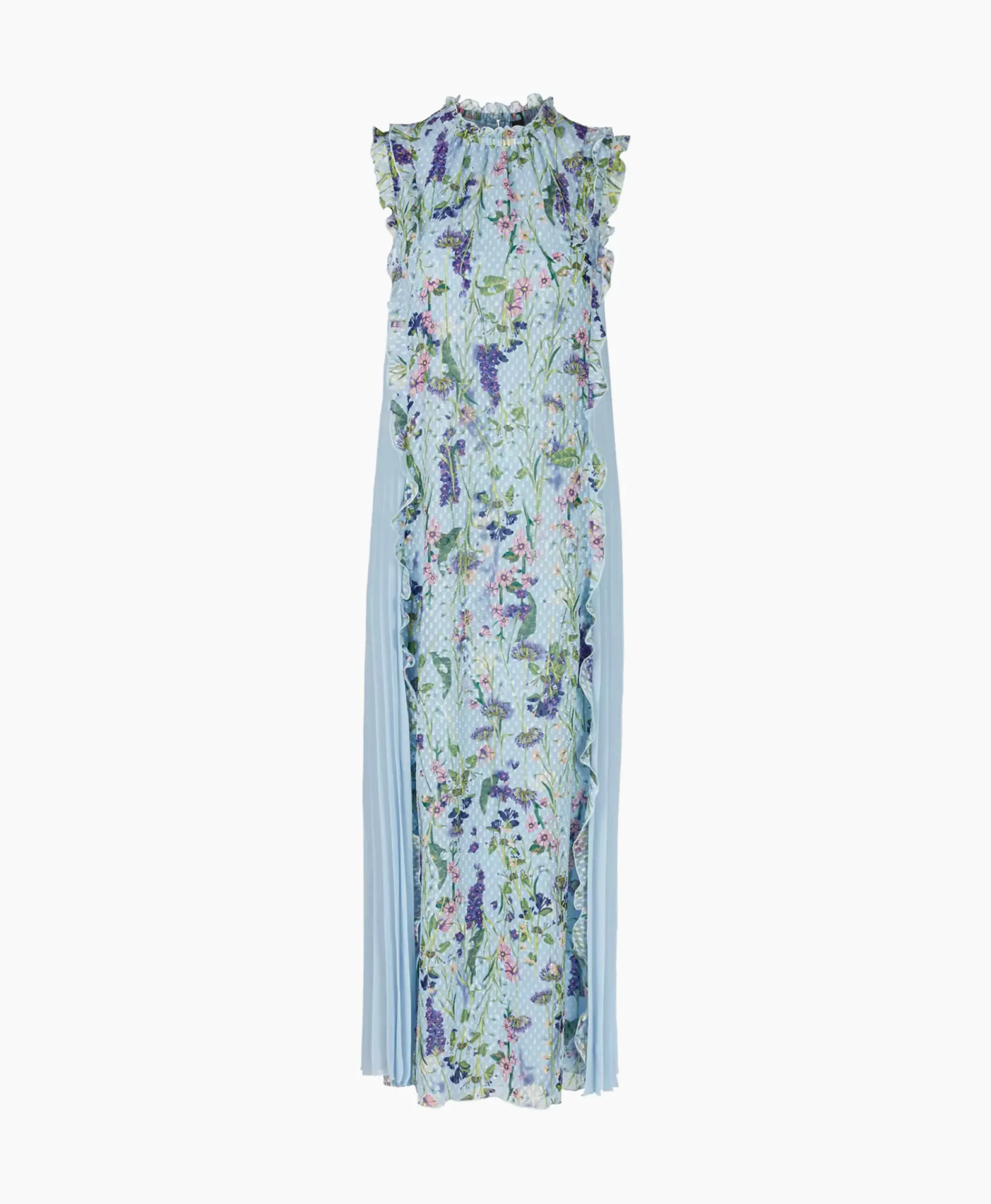 Bruiloftskleding^Marccain Collectie Jurk Wc 21.24 W25 Licht Blauw