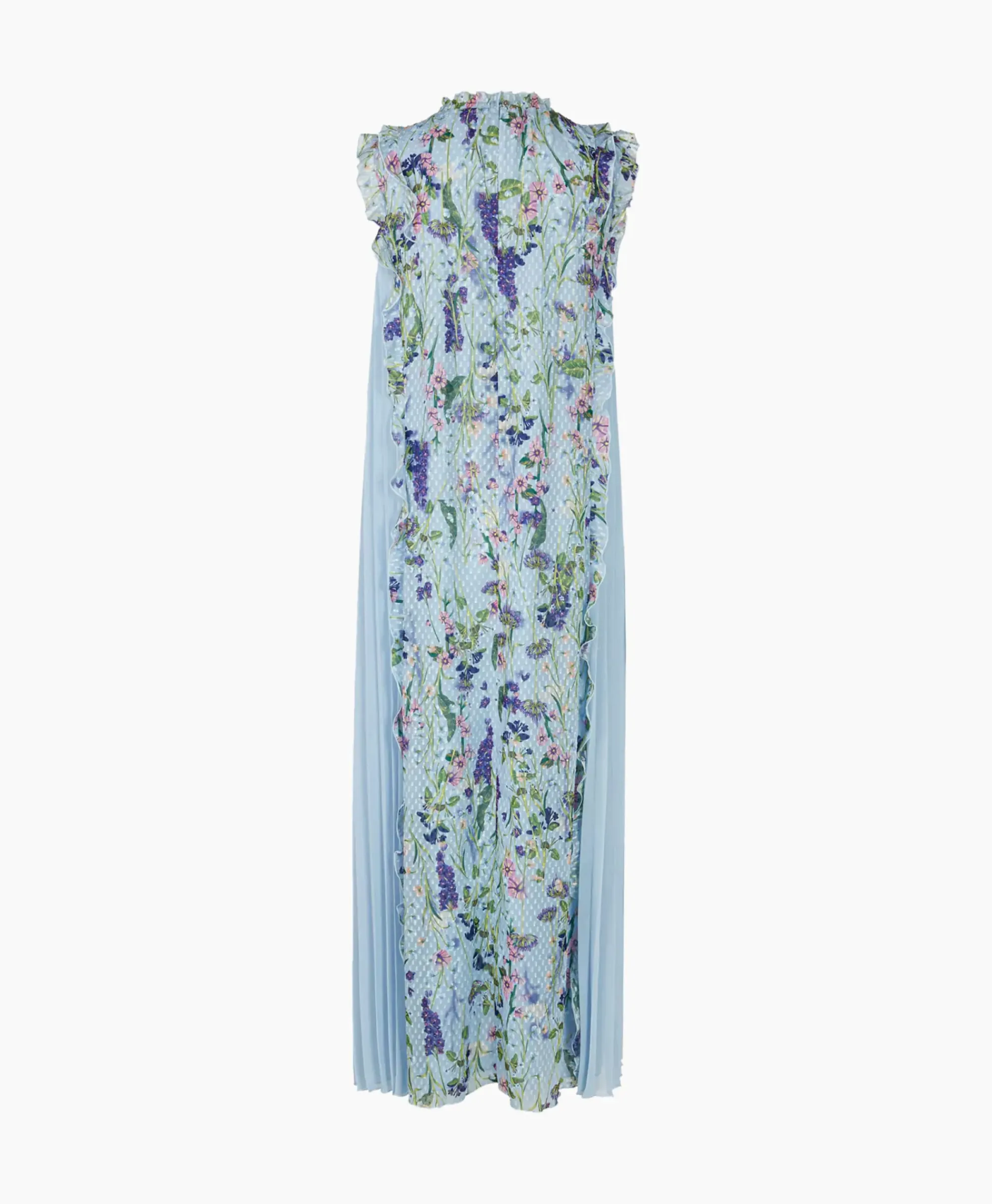 Bruiloftskleding^Marccain Collectie Jurk Wc 21.24 W25 Licht Blauw