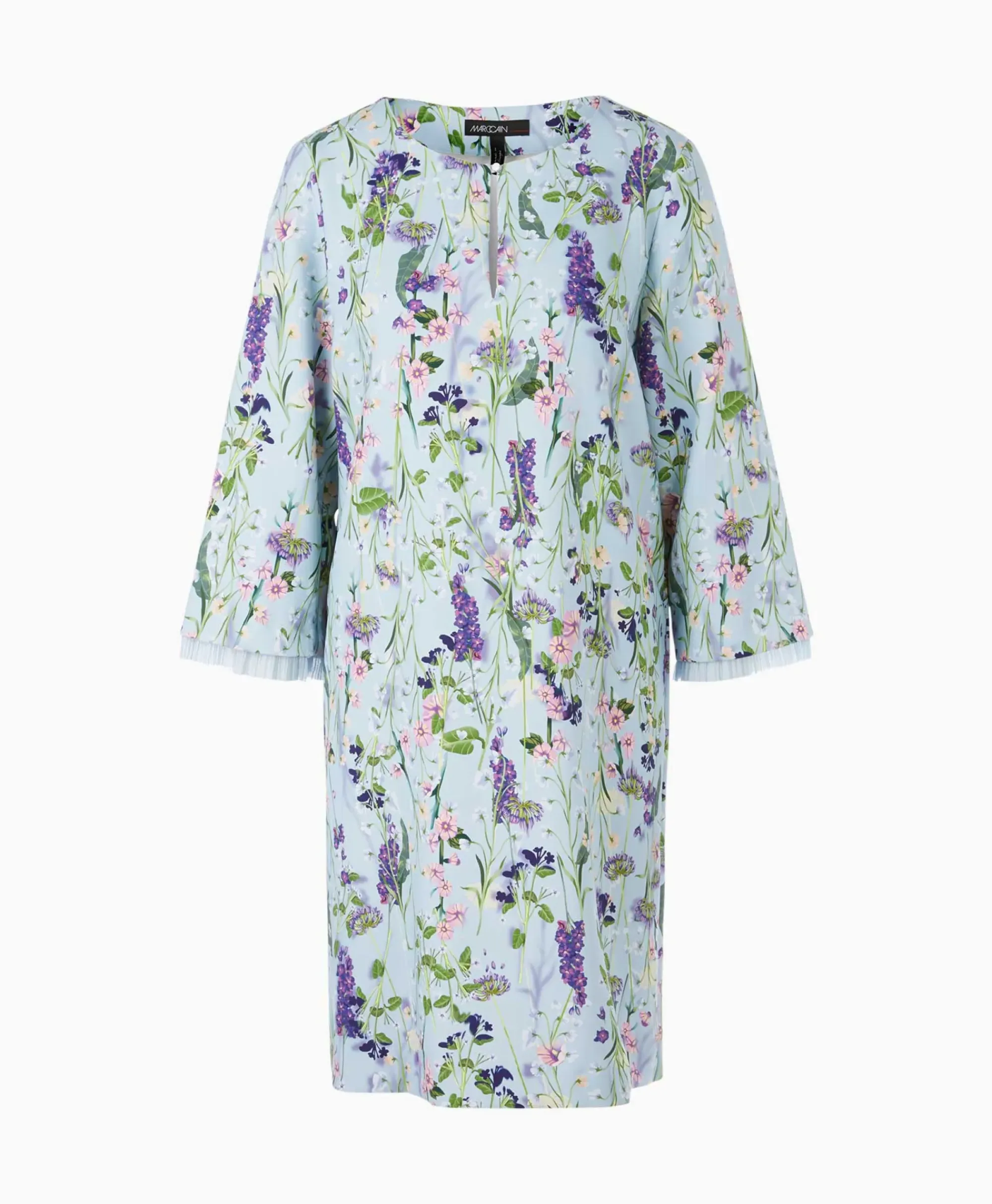 Bruiloftskleding^Marccain Collectie Jurk Wc 21.22 W21 Licht Blauw