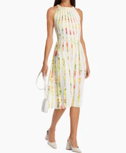 Bruiloftskleding^Marccain Collectie Jurk Wc 21.27 W36 Midden Geel