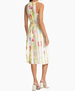 Bruiloftskleding^Marccain Collectie Jurk Wc 21.27 W36 Midden Geel