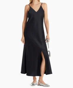 Bruiloftskleding^Marccain Collectie Jurk Wc 21.21 W15 Midden Blauw