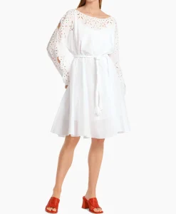 Bruiloftskleding^Marccain Collectie Jurk Wc 21.58 W68 Wit