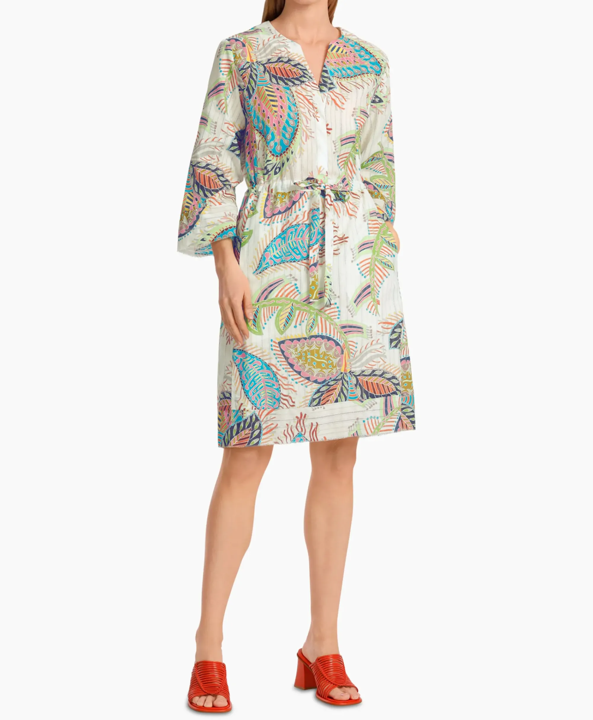 Bruiloftskleding^Marccain Collectie Jurk Wc 21.50 W63 Wit