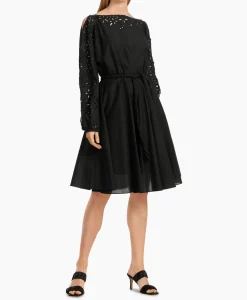 Bruiloftskleding^Marccain Collectie Jurk Wc 21.58 W68 Zwart