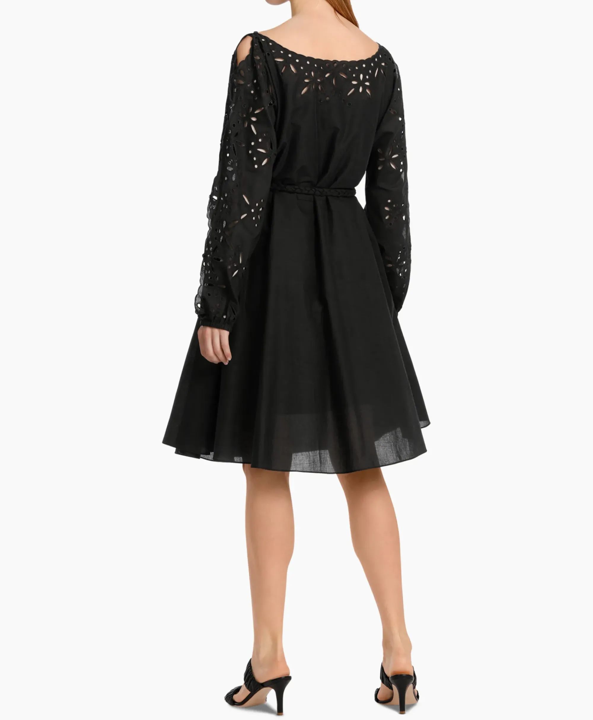 Bruiloftskleding^Marccain Collectie Jurk Wc 21.58 W68 Zwart