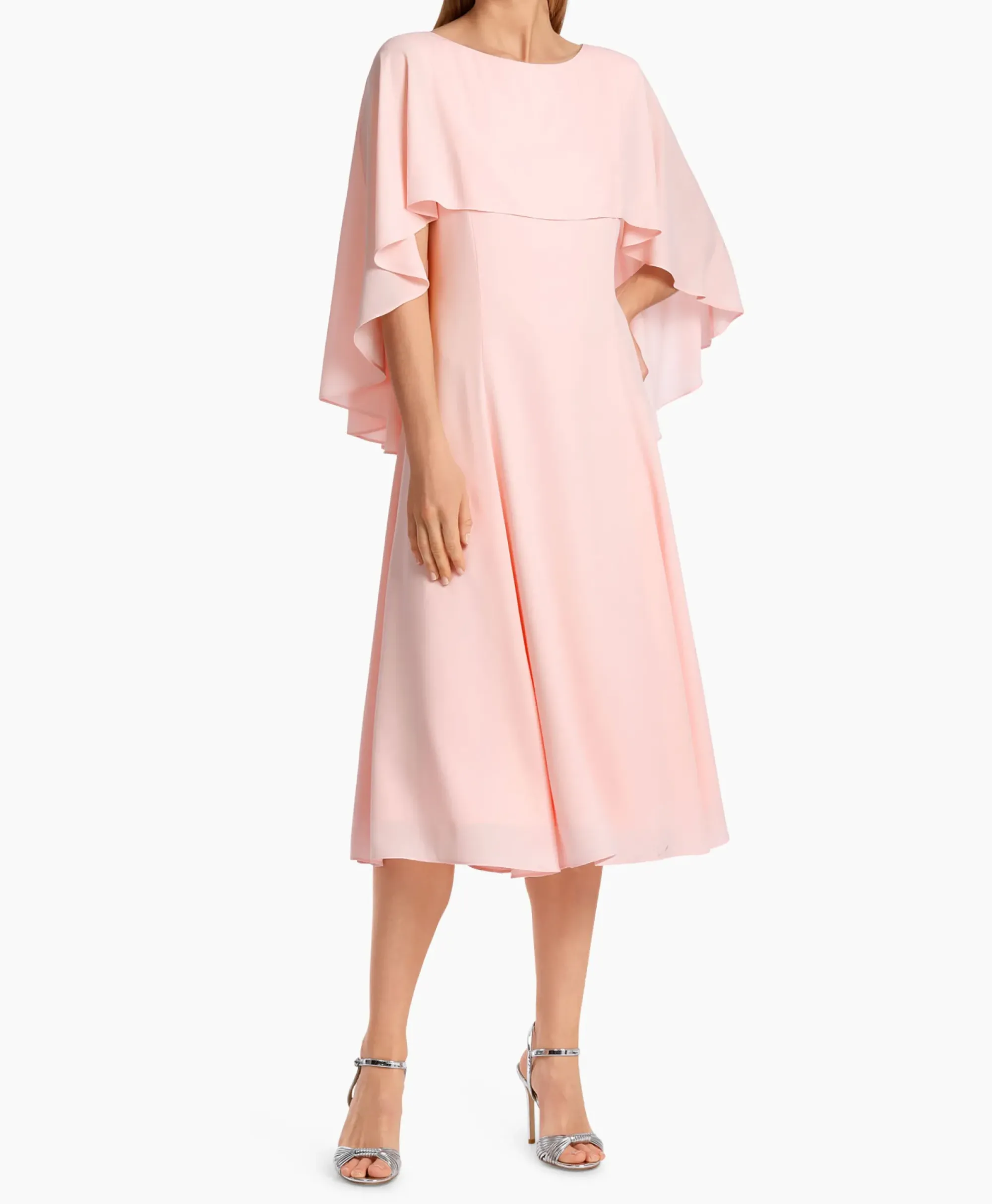 Bruiloftskleding^Marccain Collectie Jurk Wc 21.70 W90 Zalm