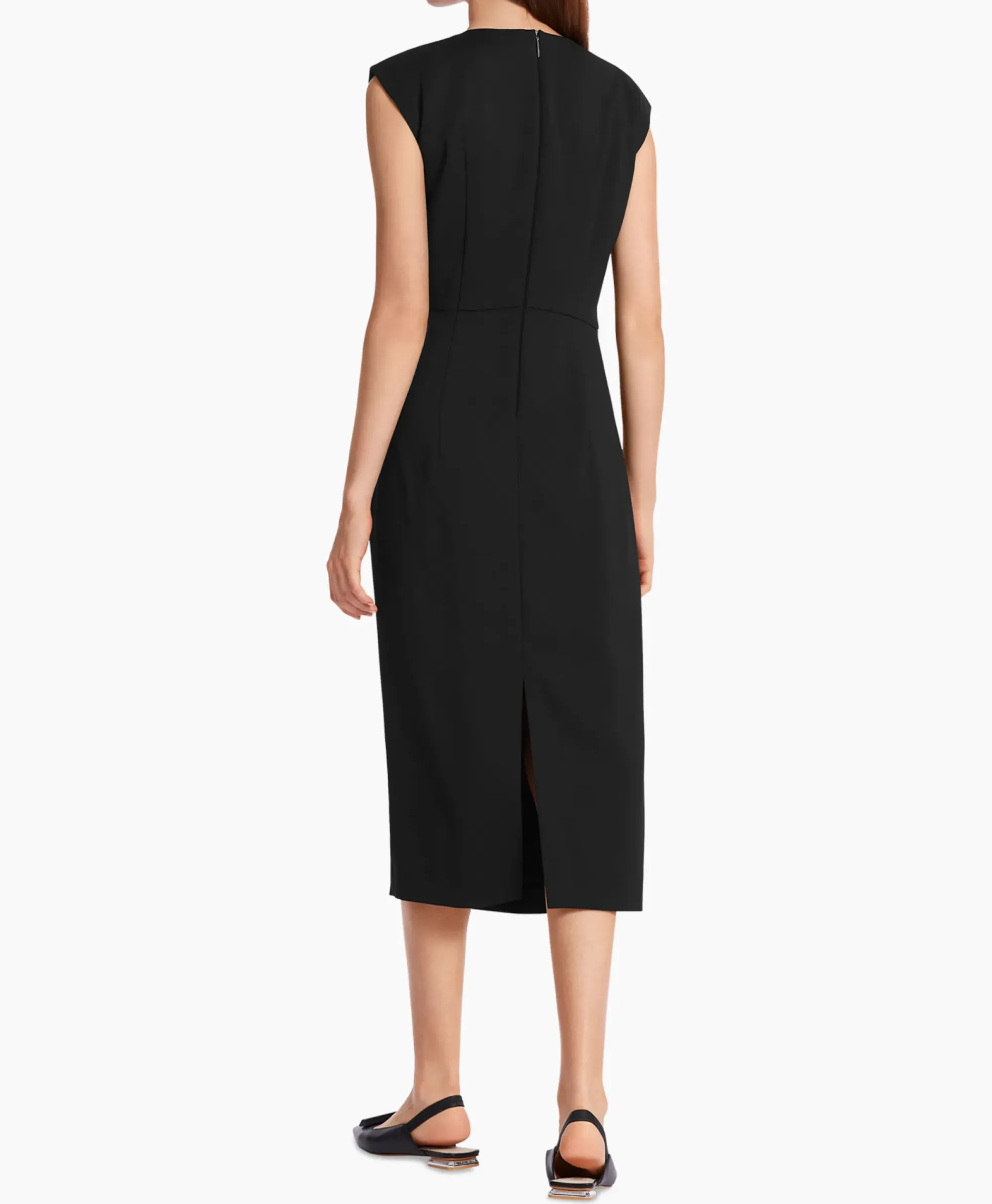 Bruiloftskleding^Marccain Collectie Jurk Wc 21.20 W56 Zwart