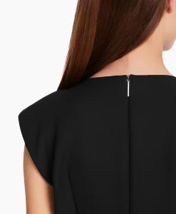Bruiloftskleding^Marccain Collectie Jurk Wc 21.20 W56 Zwart