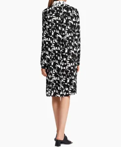 Bruiloftskleding^Marccain Collectie Jurk Wc 21.19 W13 Zwart