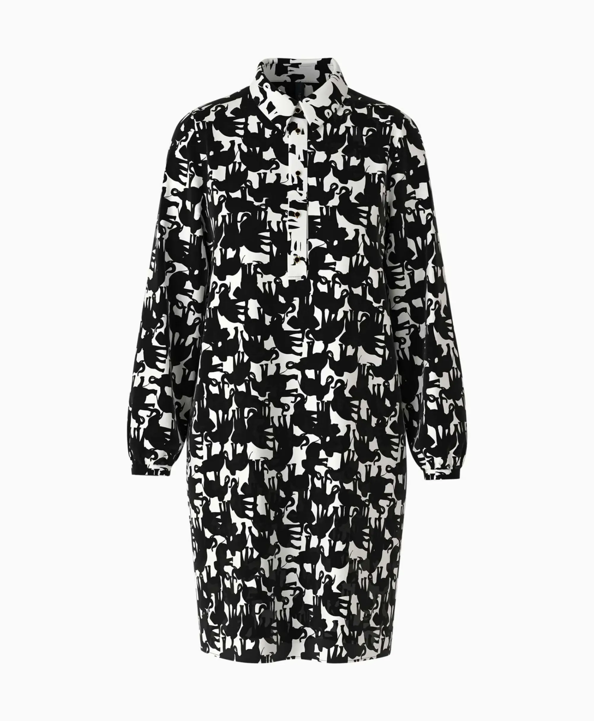 Bruiloftskleding^Marccain Collectie Jurk Wc 21.19 W13 Zwart