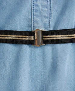 Bruiloftskleding^Marccain Collectie Mini Jurk Uc 21.02 D63 Licht Blauw
