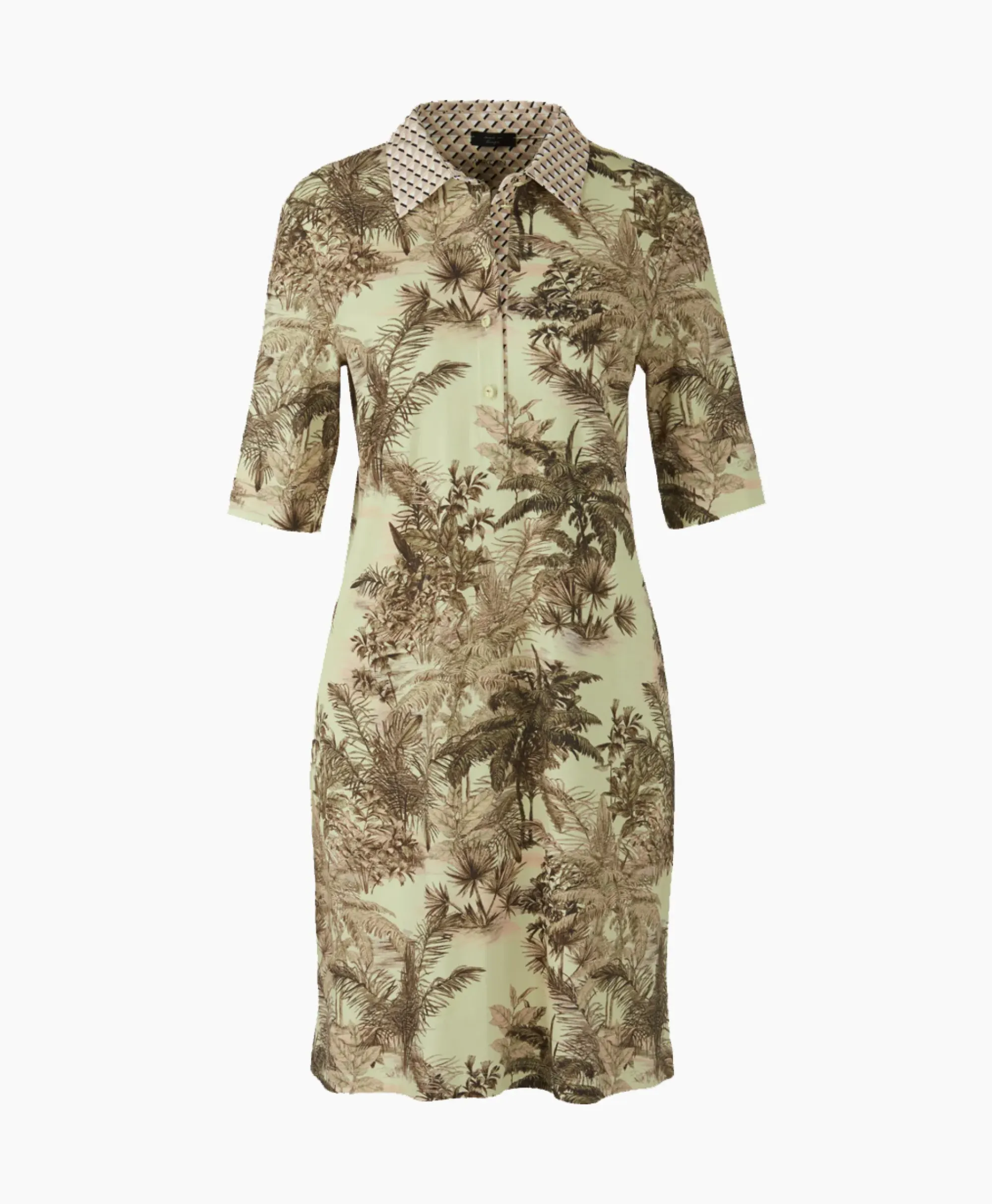 Bruiloftskleding^Marccain Collectie Mini Jurk Uc 21.26 J22 Donker Groen