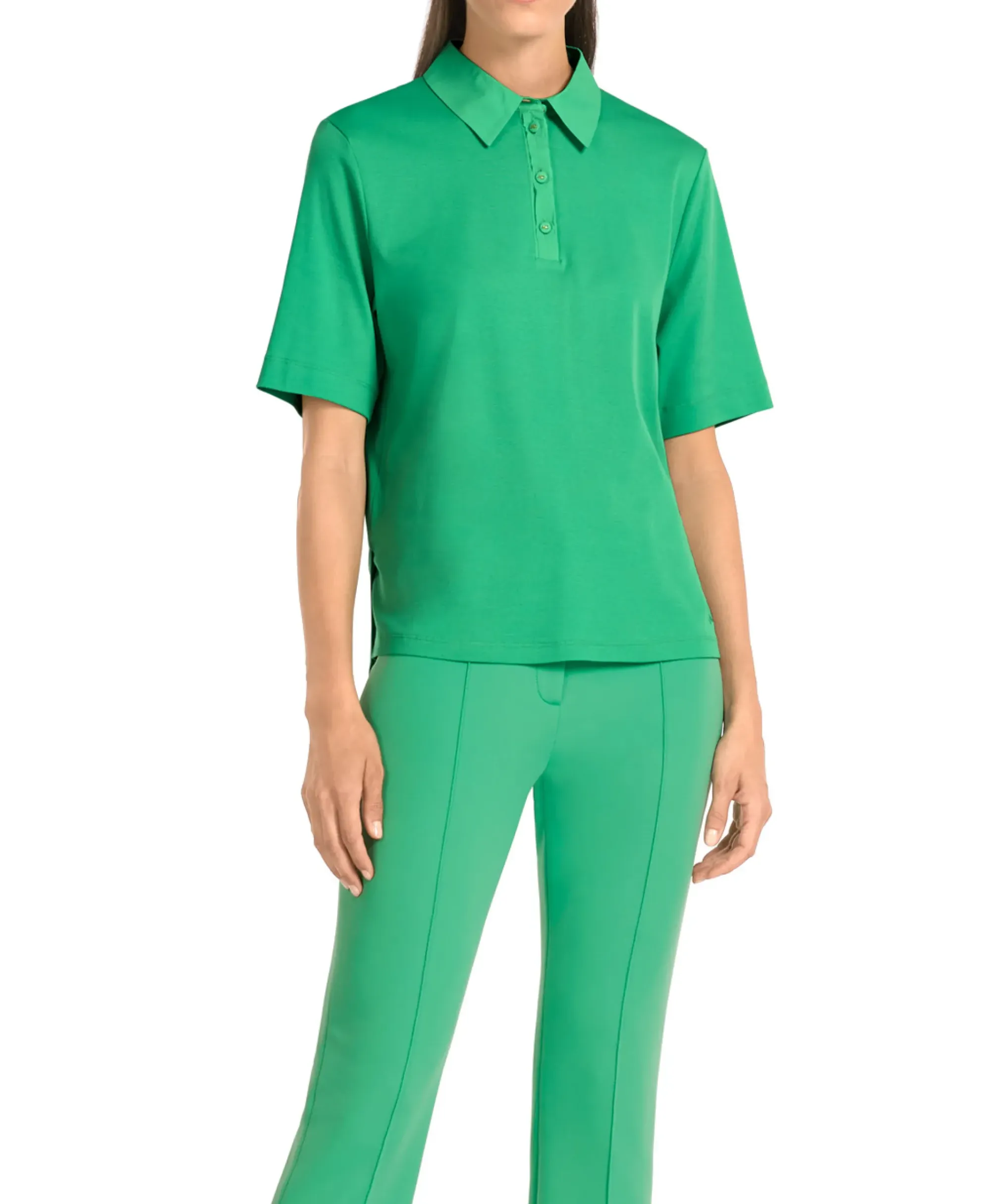 Polo's^Marccain Collectie Polo Uc 53.05 J14 Groen