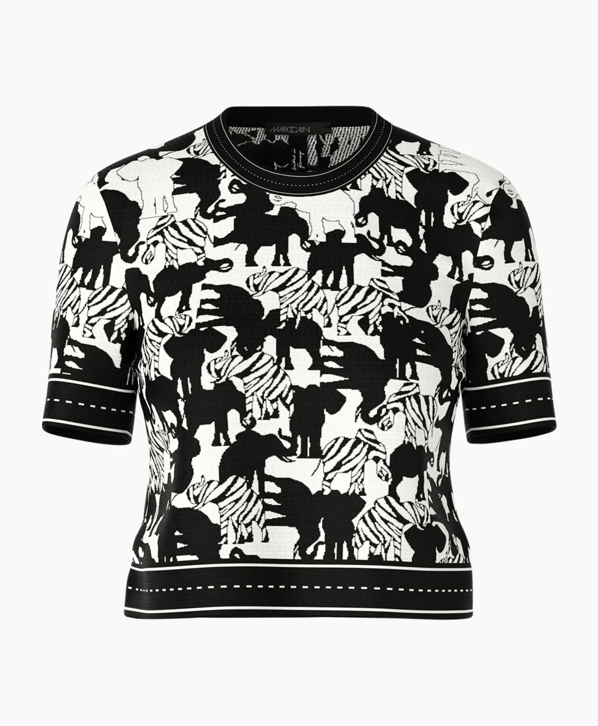 Truien^Marccain Collectie Pullover Wc 41.10 M03 Print + 2 Kleurig