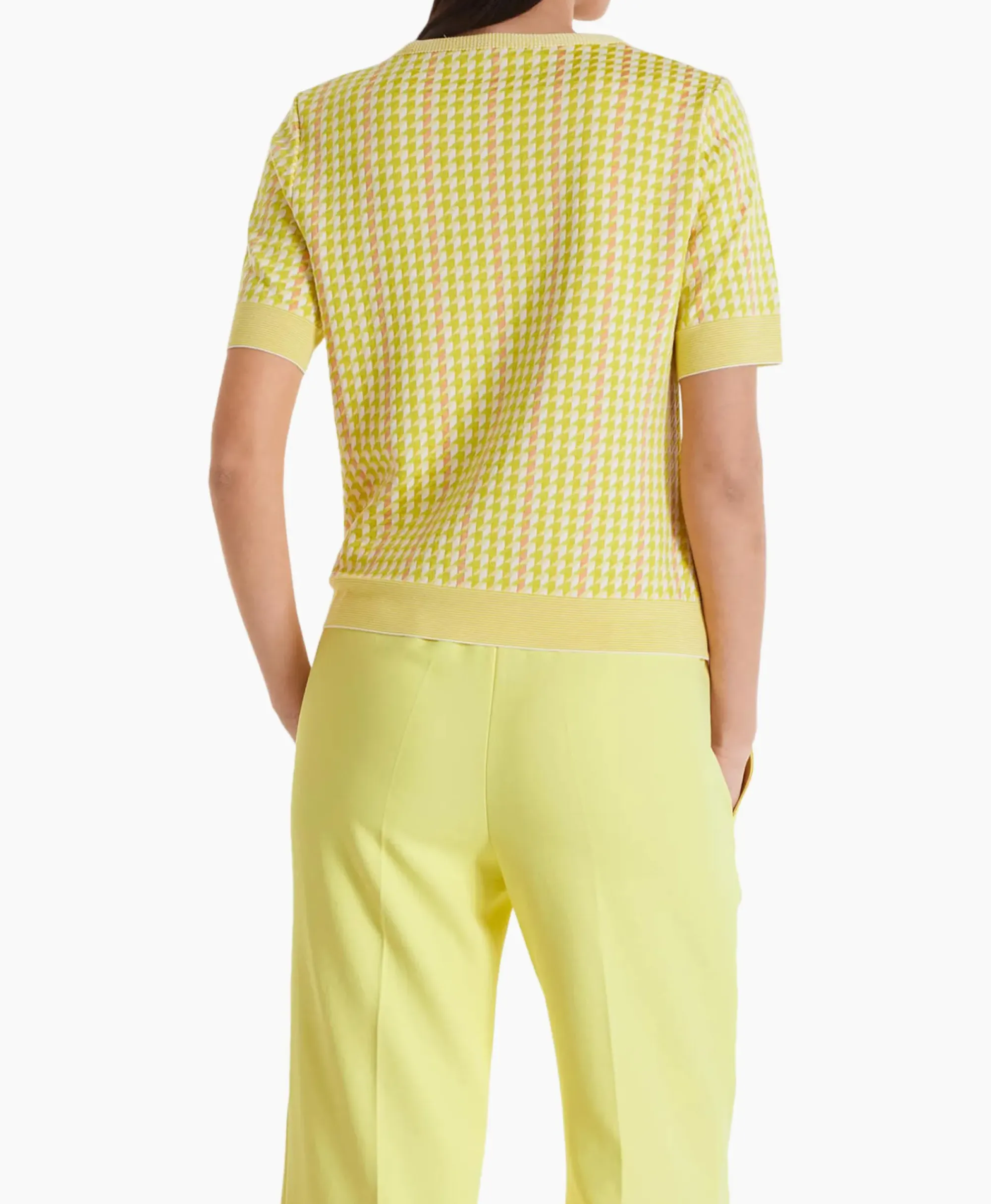 T-Shirts & Tops^Marccain Collectie Pullover Wc 41.49 M33 Midden Geel