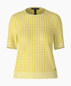 T-Shirts & Tops^Marccain Collectie Pullover Wc 41.49 M33 Midden Geel