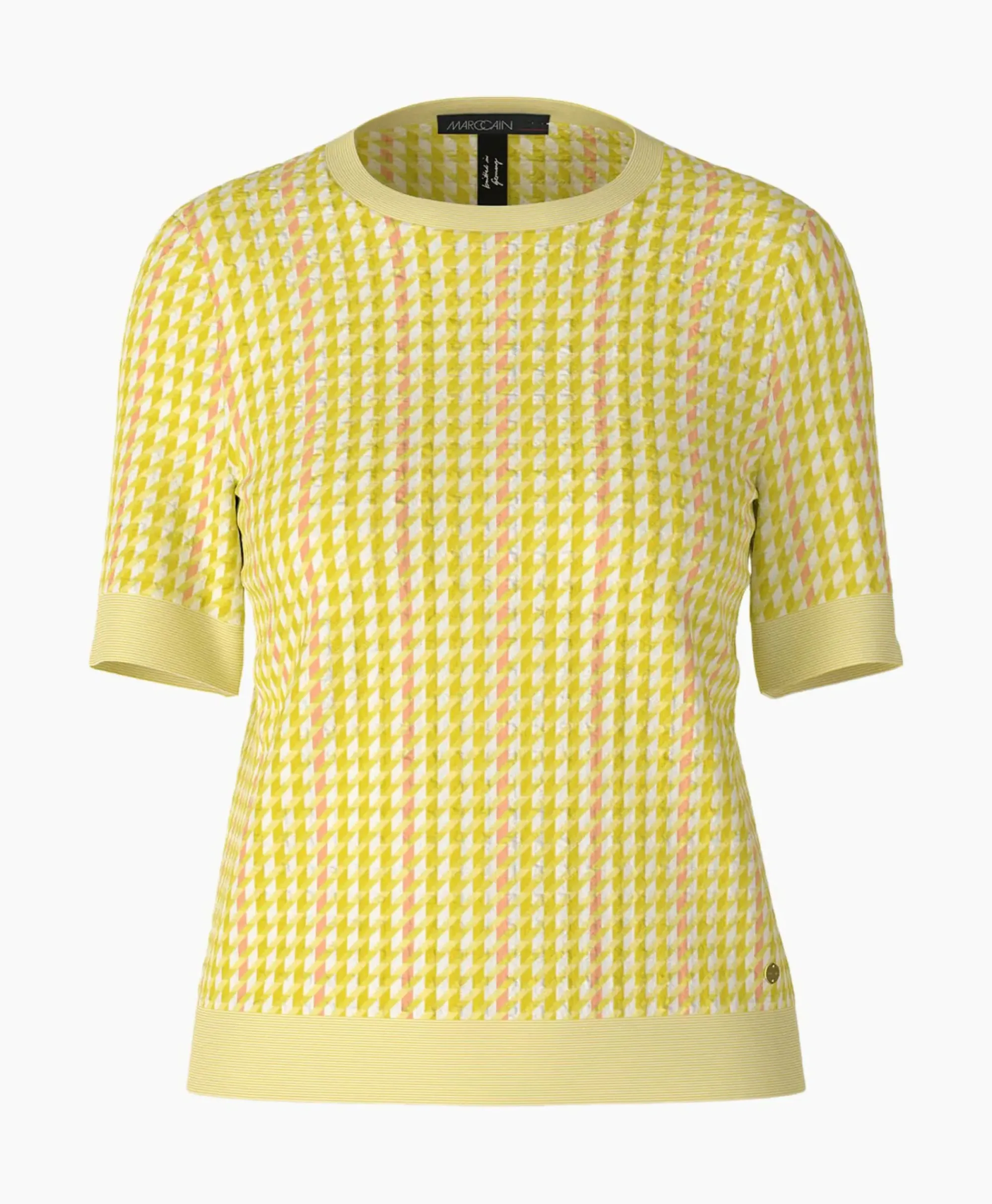 T-Shirts & Tops^Marccain Collectie Pullover Wc 41.49 M33 Midden Geel