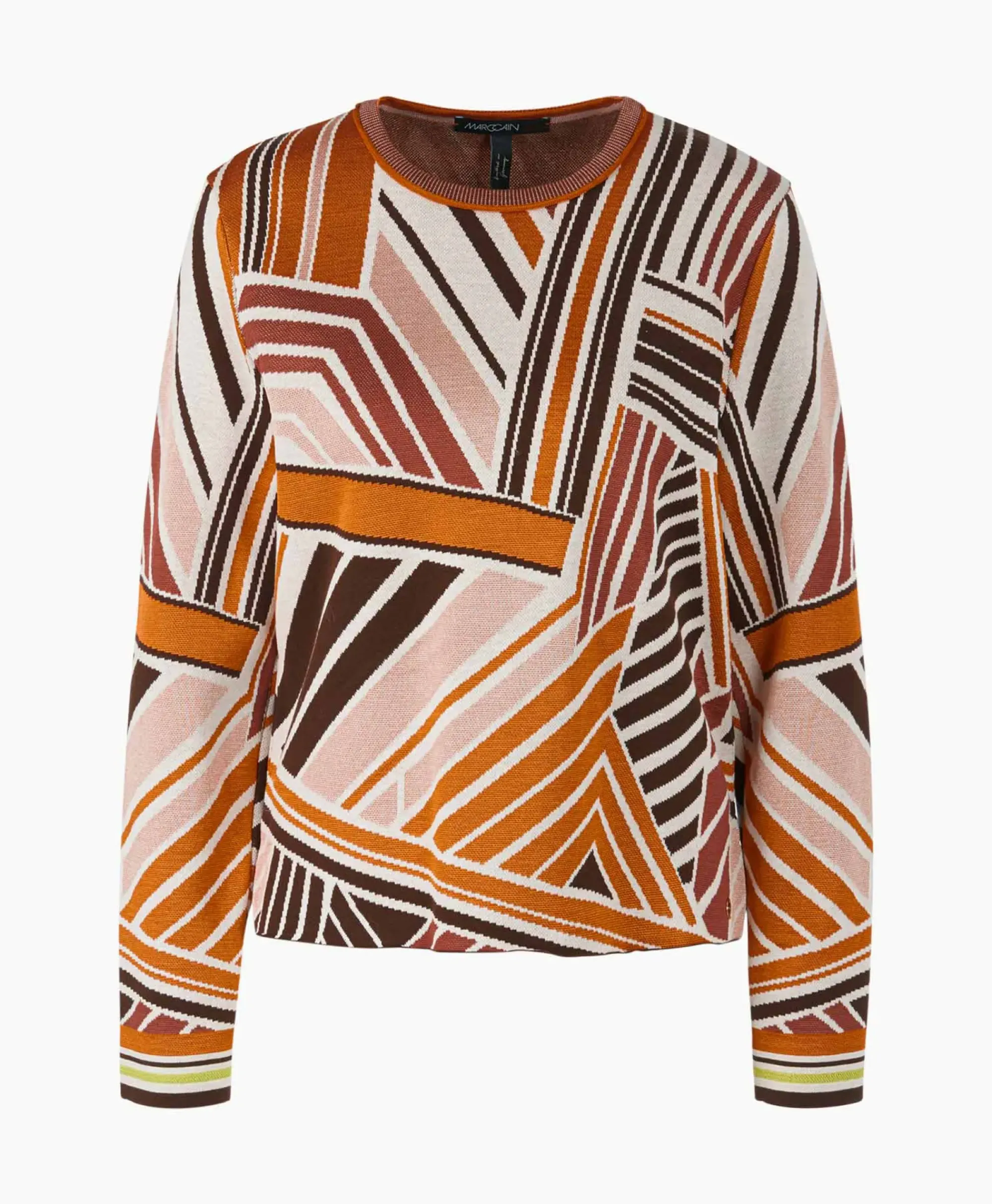T-Shirts & Tops^Marccain Collectie Pullover Vc 41.27 M31 Geel