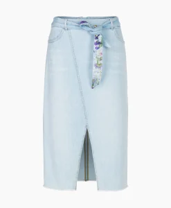 Rokken^Marccain Collectie Rok Wc 71.05 D04 Licht Blauw
