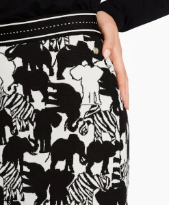Rokken^Marccain Collectie Rok Wc 71.02 M03 Print + 2 Kleurig