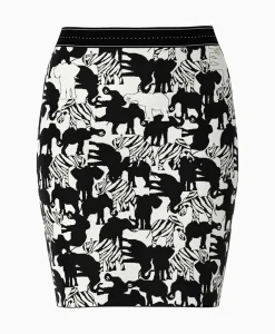 Rokken^Marccain Collectie Rok Wc 71.02 M03 Print + 2 Kleurig