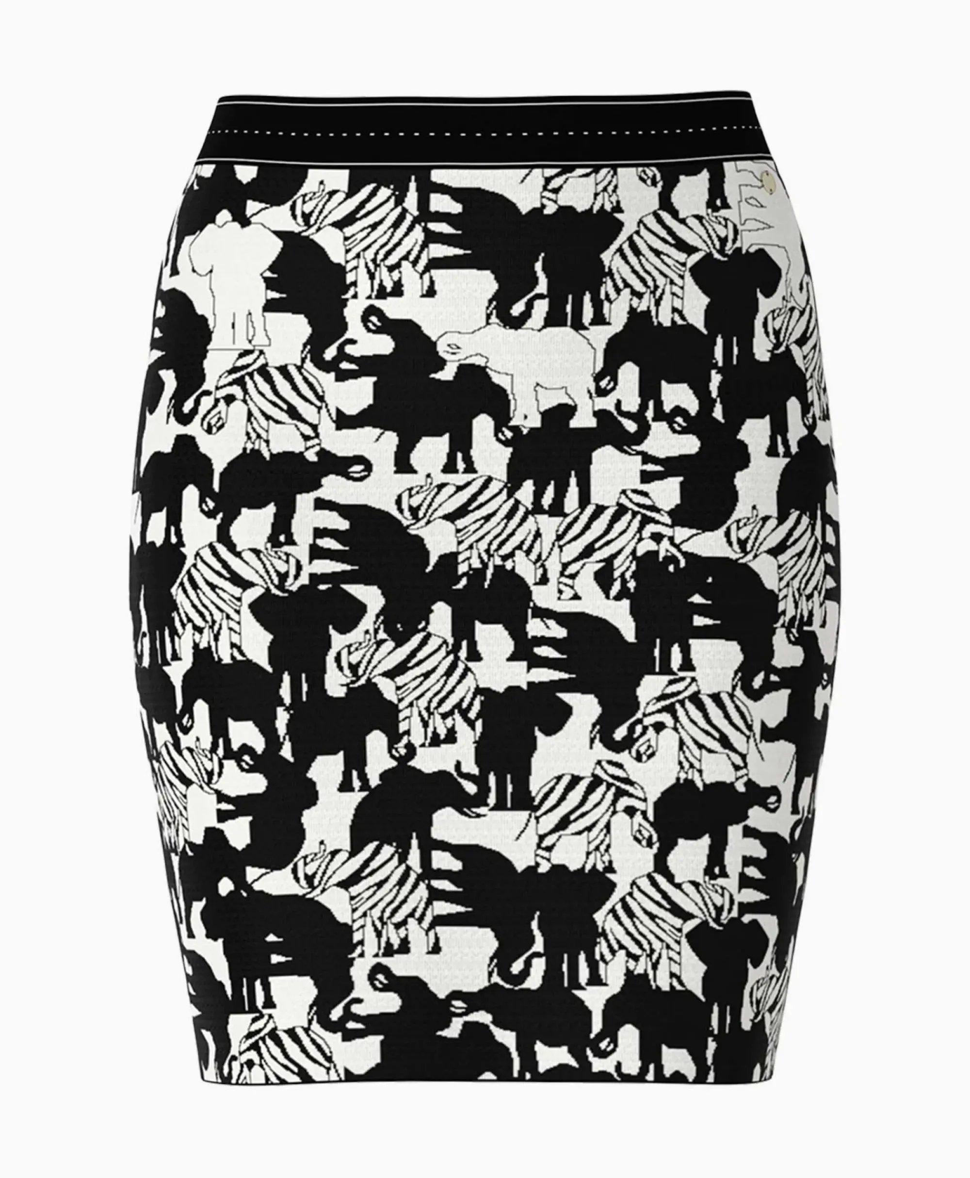 Rokken^Marccain Collectie Rok Wc 71.02 M03 Print + 2 Kleurig