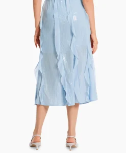 Rokken^Marccain Collectie Rok Wc 71.14 W44 Licht Blauw