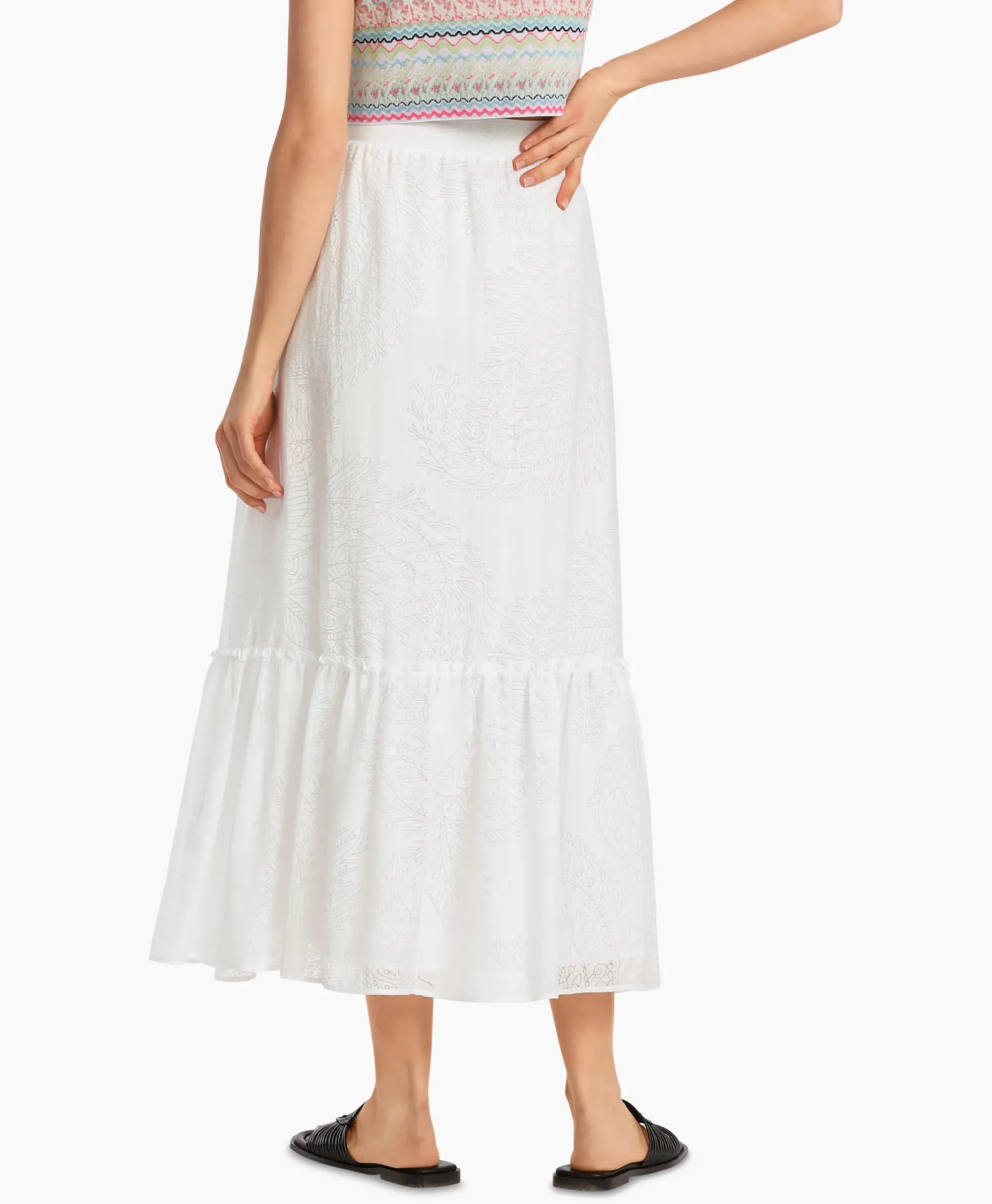 Rokken^Marccain Collectie Rok Wc 71.25 W77 Wit