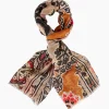 Sjaals^Marccain Collectie Shawl Wc B4.07 Z35 Oranje
