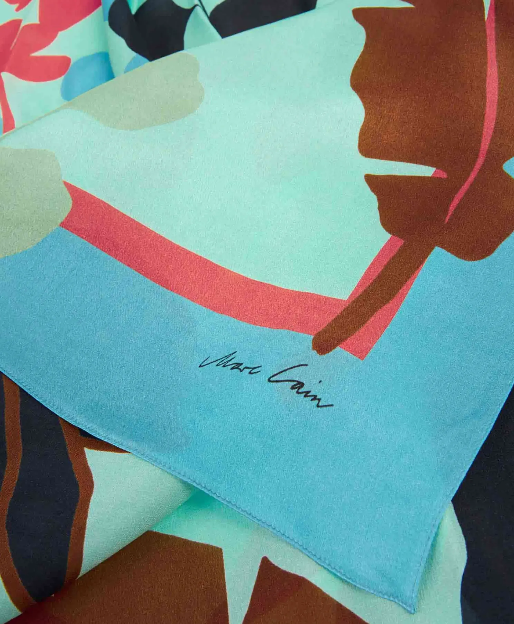 Sjaals^Marccain Collectie Shawl Wc B4.15 Z11 Turquoise