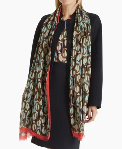 Sjaals^Marccain Collectie Shawl Wc B4.07 Z13 Groen