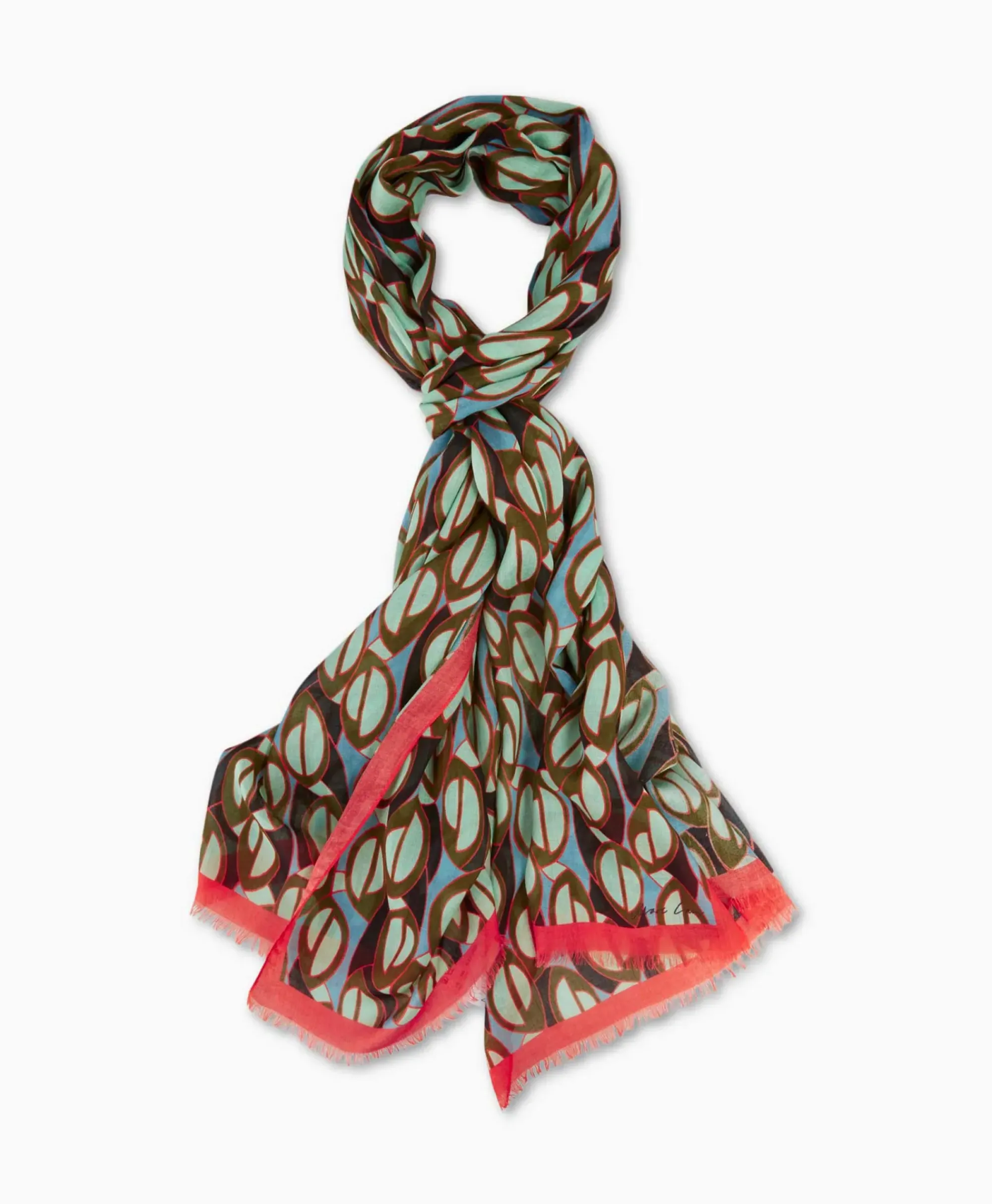 Sjaals^Marccain Collectie Shawl Wc B4.07 Z13 Groen