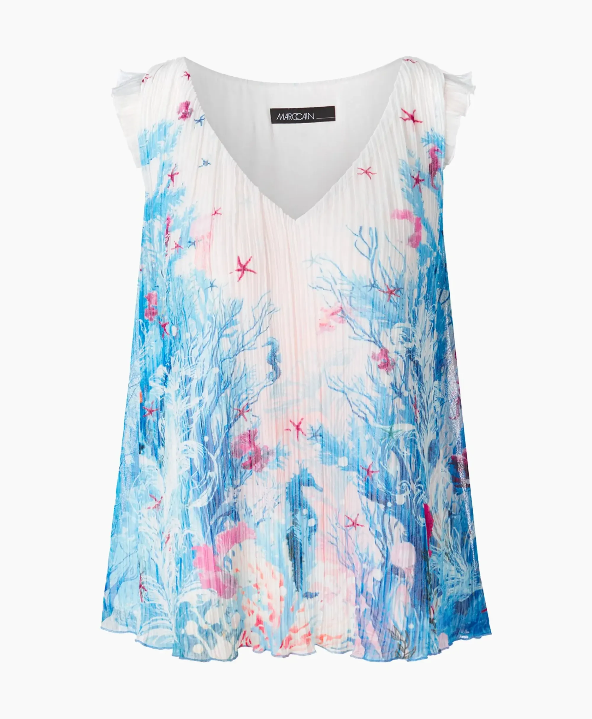 T-Shirts & Tops^Marccain Collectie Top Wc 61.26 J83 Aqua