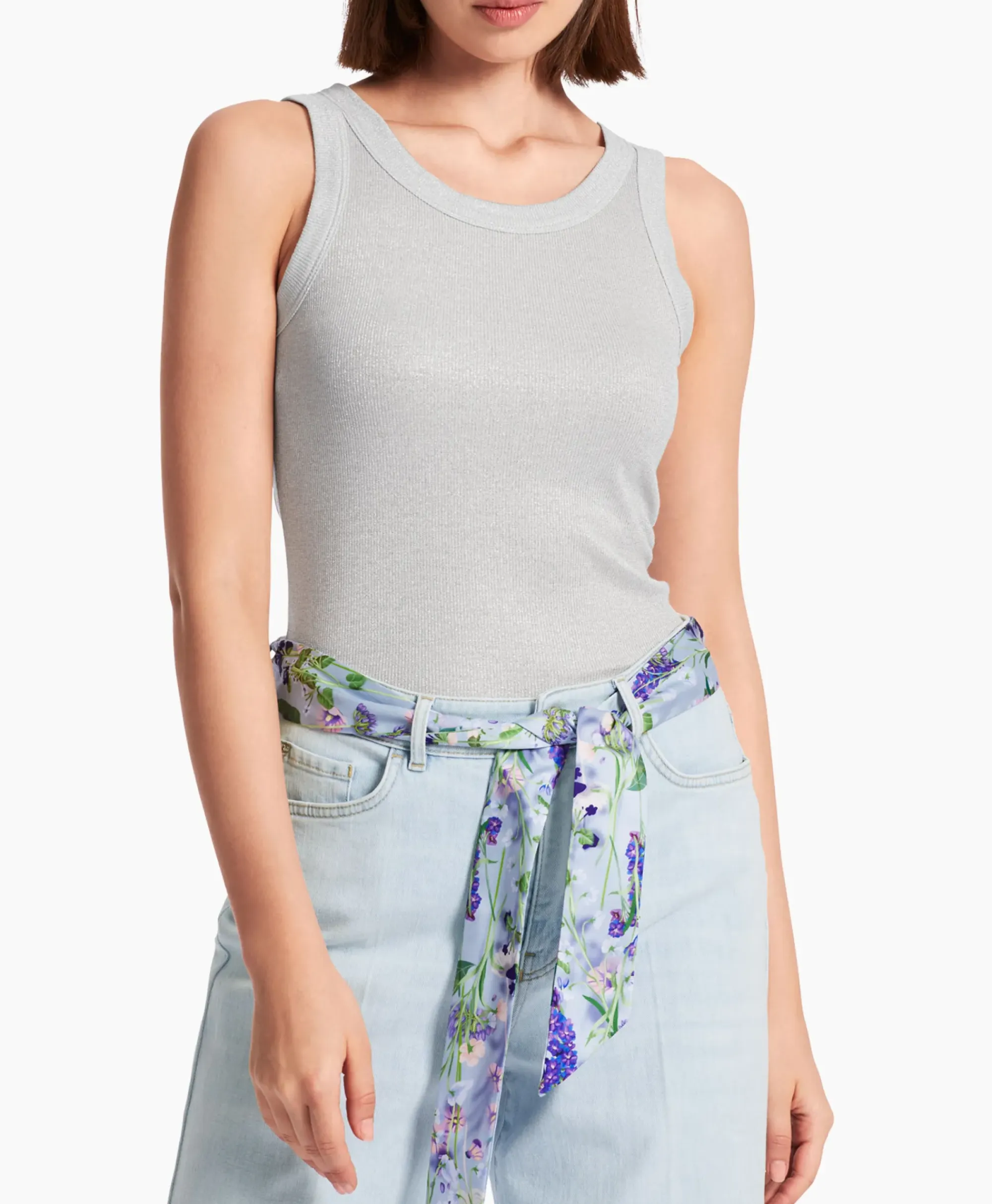 T-Shirts & Tops^Marccain Collectie Top Wc 61.17 J37 Zilver