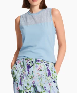 T-Shirts & Tops^Marccain Collectie Top Wc 61.07 M27 Licht Blauw