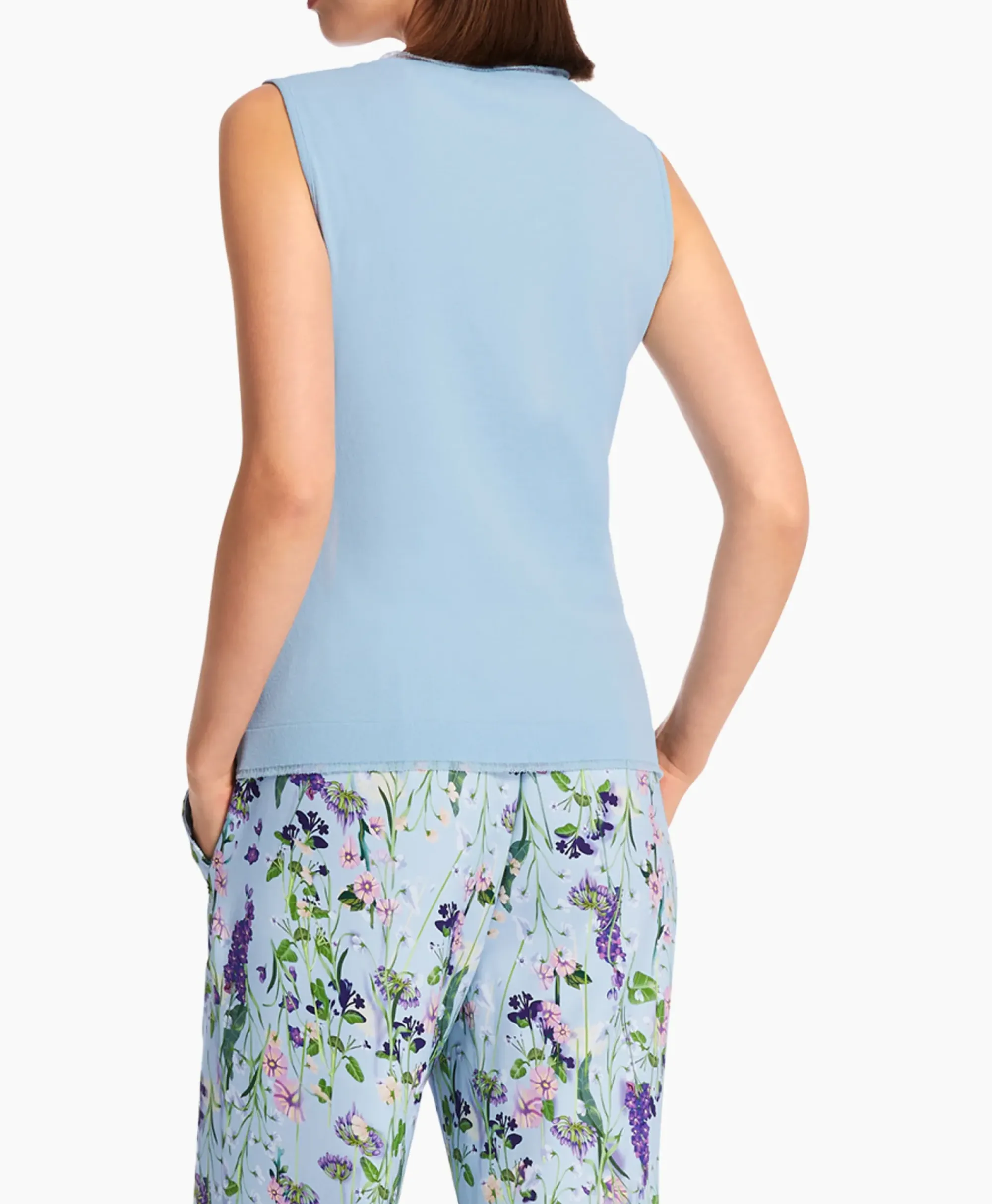 T-Shirts & Tops^Marccain Collectie Top Wc 61.07 M27 Licht Blauw