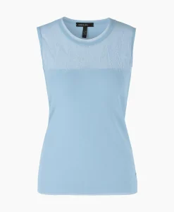 T-Shirts & Tops^Marccain Collectie Top Wc 61.07 M27 Licht Blauw