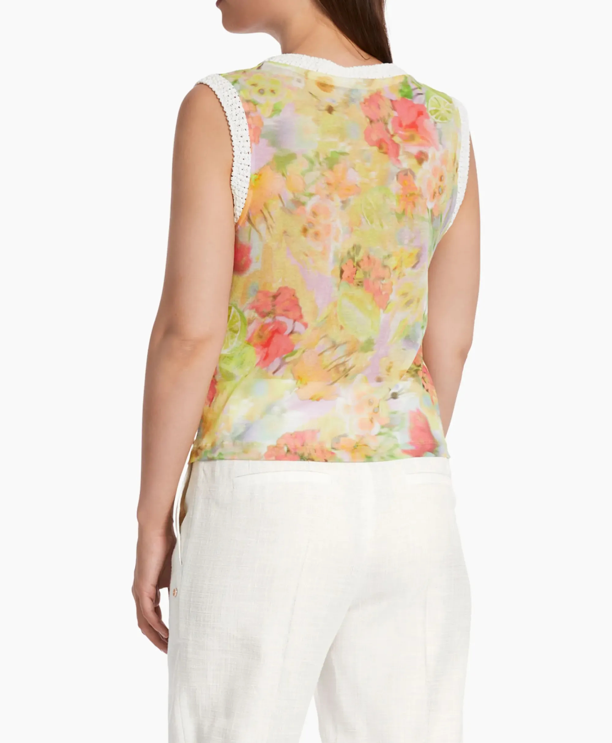 T-Shirts & Tops^Marccain Collectie Top Wc 61.09 M34 Midden Geel