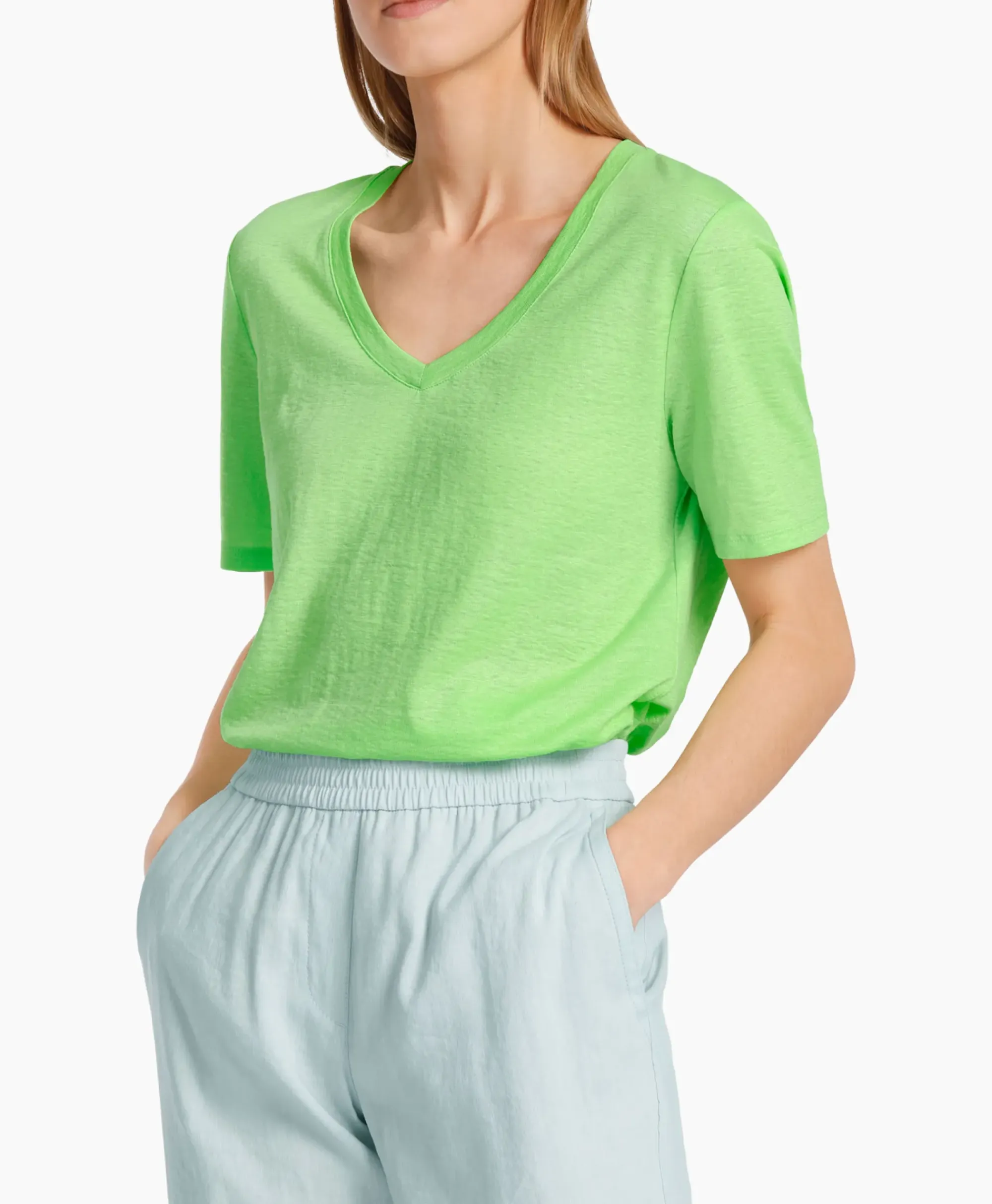 T-Shirts & Tops^Marccain Collectie T-Shirt Wc 48.34 J54 Groen