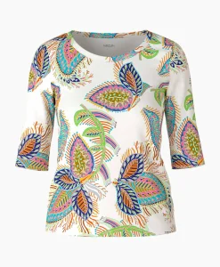 T-Shirts & Tops^Marccain Collectie T-Shirt Wc 48.66 J47 Off White