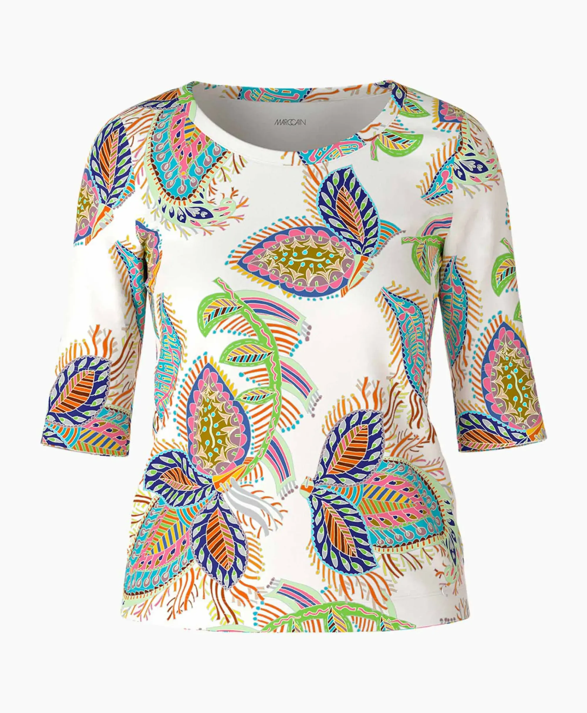 T-Shirts & Tops^Marccain Collectie T-Shirt Wc 48.66 J47 Off White